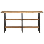 vidaXL Konsolentisch 140x35x70 cm Massivholz Mango