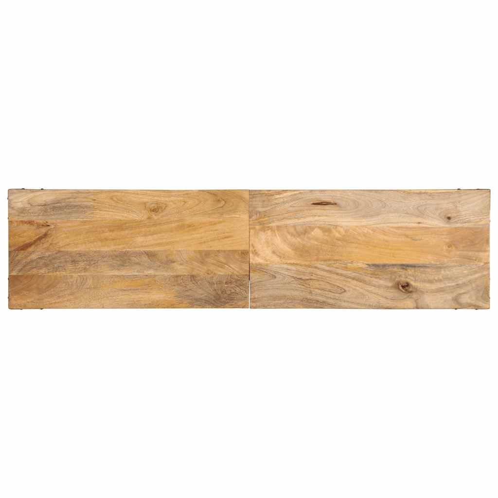 vidaXL Konsolentisch 140x35x70 cm Massivholz Mango