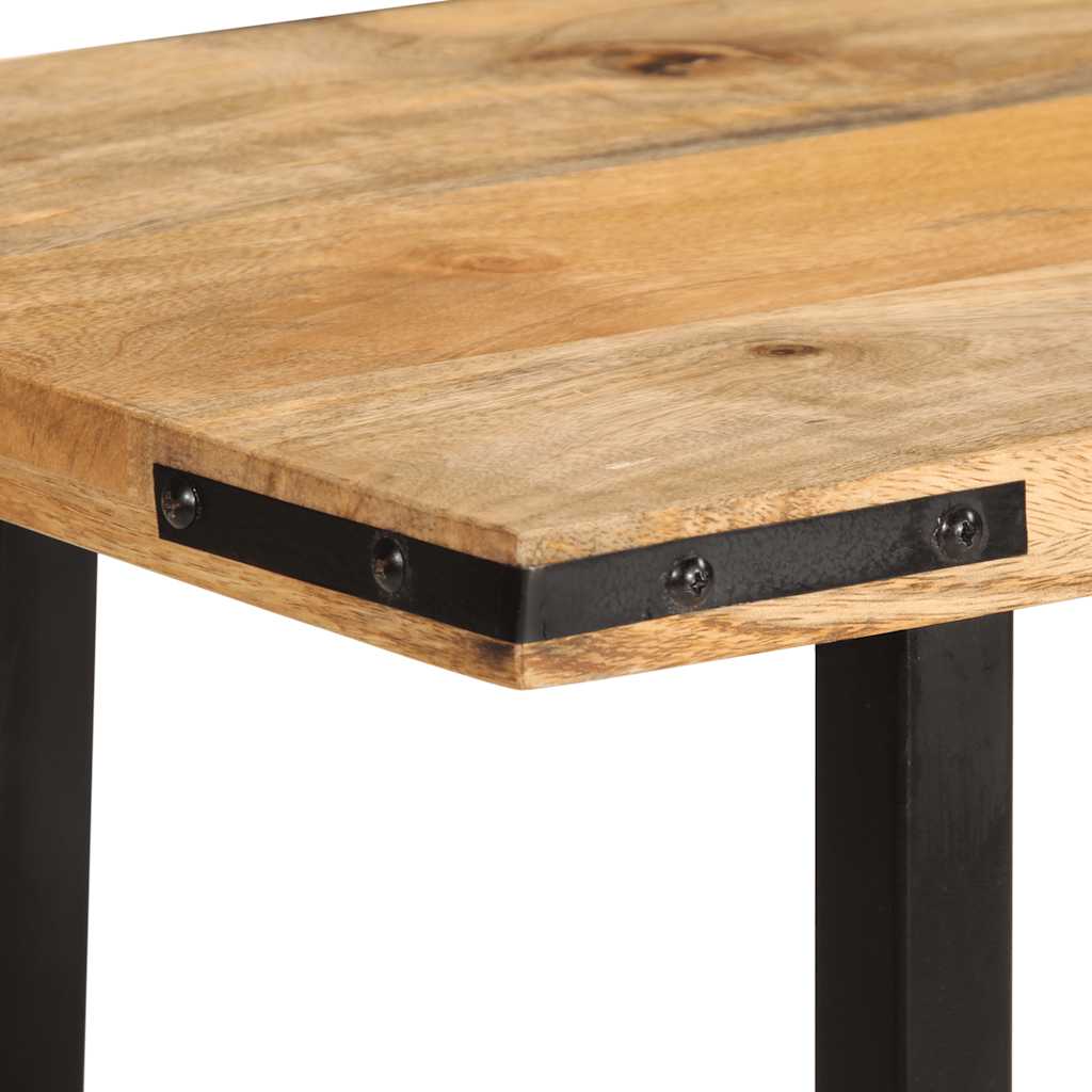 vidaXL Konsolentisch 140x35x70 cm Massivholz Mango