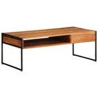 vidaXL Couchtisch 110x55x40 cm Massivholz Akazie