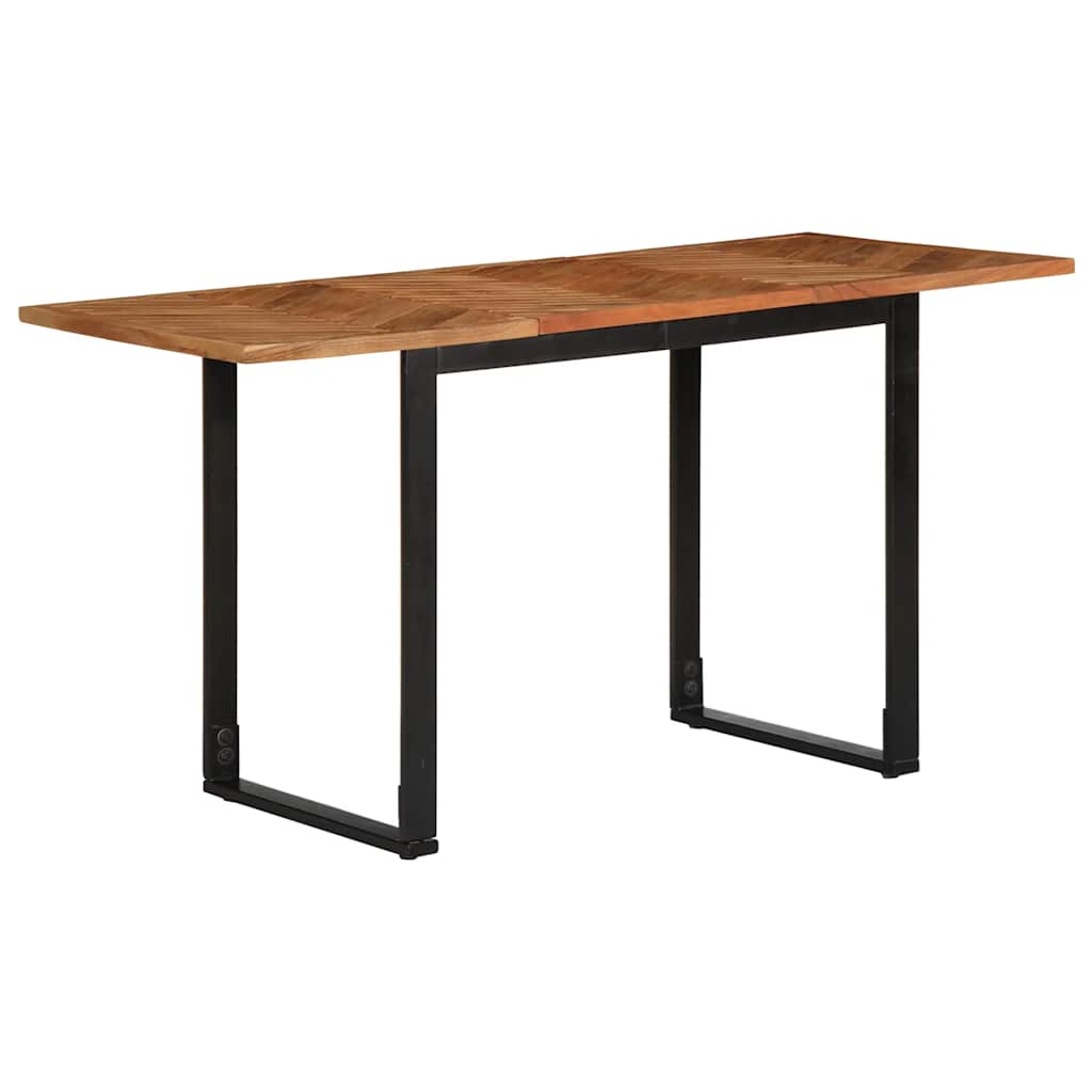vidaXL Esstisch 140x70x75 cm Massivholz Akazie