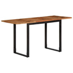 vidaXL Esstisch 140x70x75 cm Massivholz Akazie