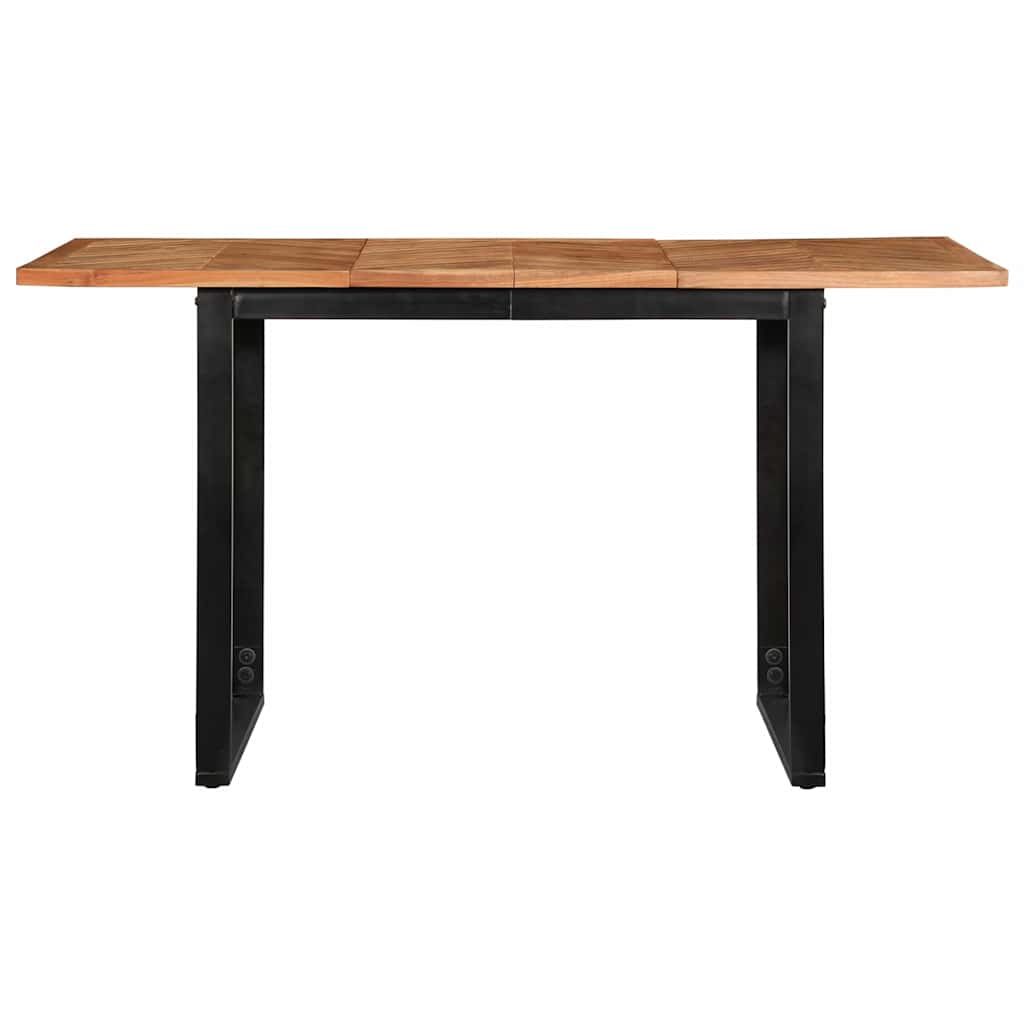 vidaXL Esstisch 140x70x75 cm Massivholz Akazie