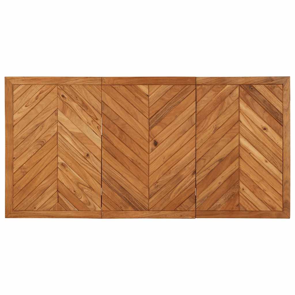 vidaXL Esstisch 140x70x75 cm Massivholz Akazie