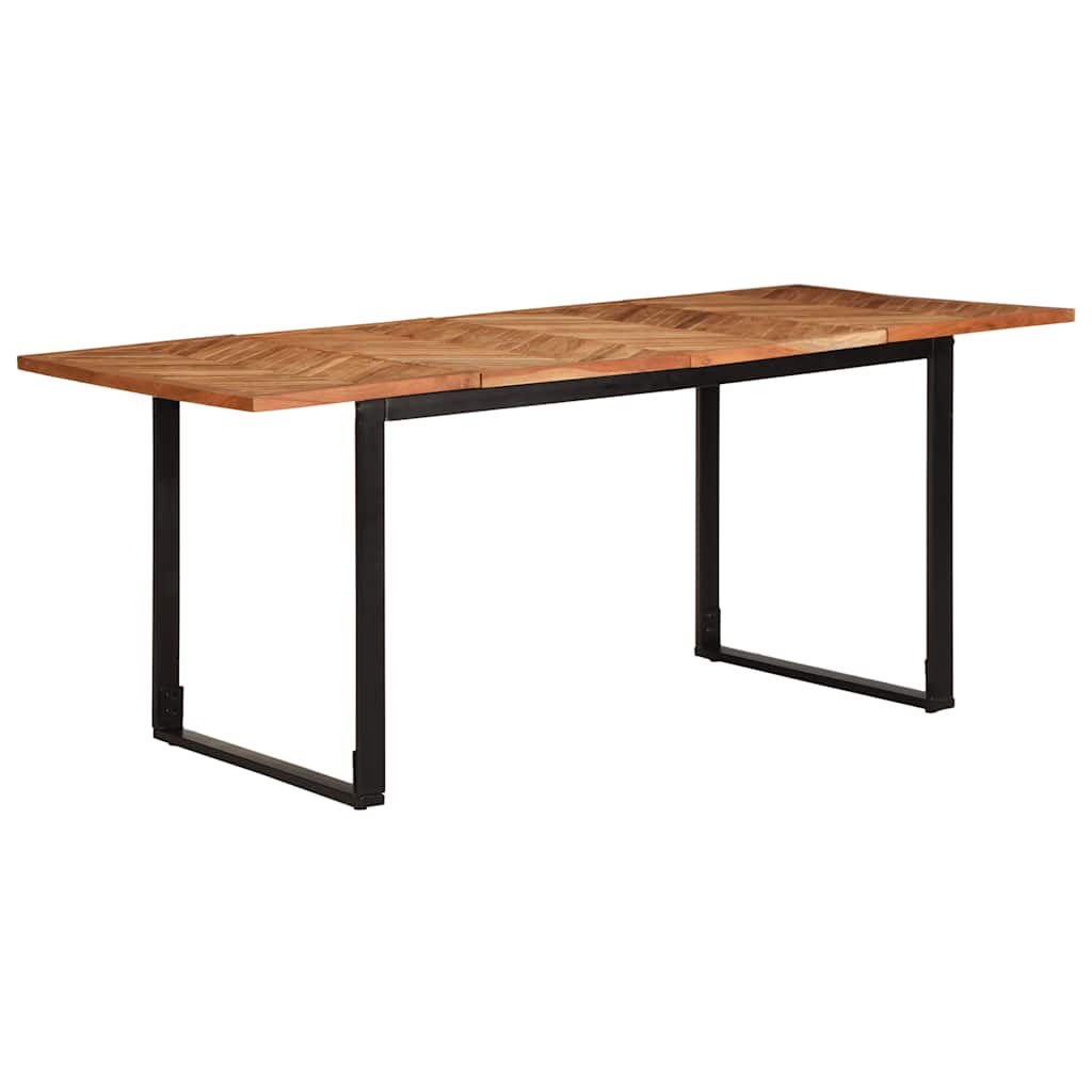 vidaXL Esstisch 140x70x75 cm Massivholz Akazie