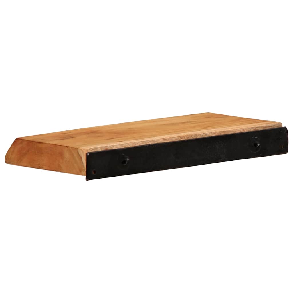 vidaXL Wandregale 2 Stk. 30x20x3,5 cm Massivholz Akazie