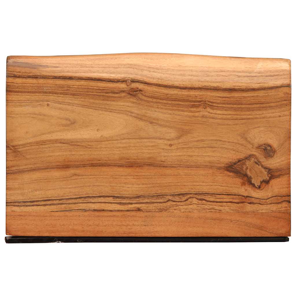 vidaXL Wandregale 2 Stk. 30x20x3,5 cm Massivholz Akazie