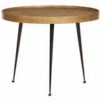 vidaXL Couchtisch 2 Stk. Golden Holzwerkstoff