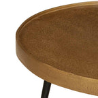 vidaXL Couchtisch 2 Stk. Golden Holzwerkstoff