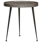 vidaXL Couchtisch 3 Stk. Silbern Holzwerkstoff