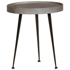 vidaXL Couchtisch 3 Stk. Silbern Holzwerkstoff