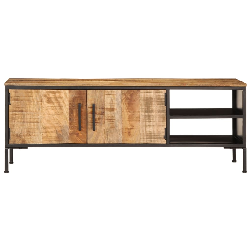 vidaXL TV-Schrank 110x35x40 cm Massivholz Mango