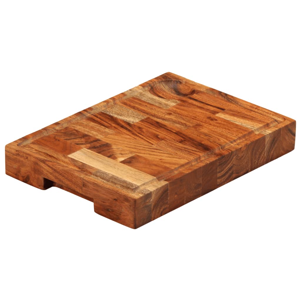vidaXL Schneidebrett 30x21x4 cm Massivholz Akazie