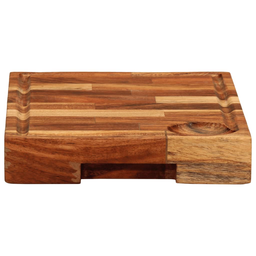 vidaXL Schneidebrett 30x21x4 cm Massivholz Akazie