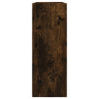 vidaXL Schuhschrank Räuchereiche 80x21x57 cm Holzwerkstoff