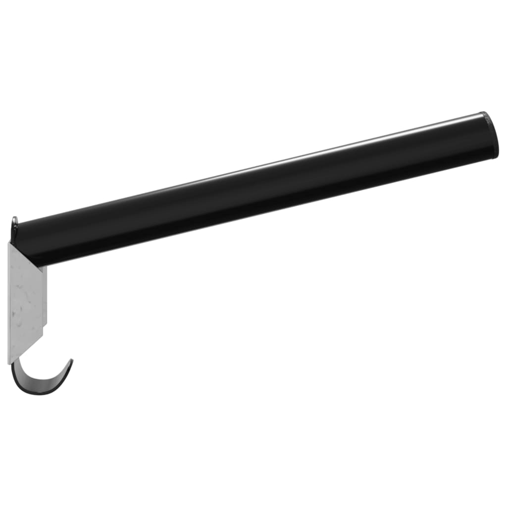 vidaXL Sattelhalter Klappbar Wandmontage Schwarz Eisen