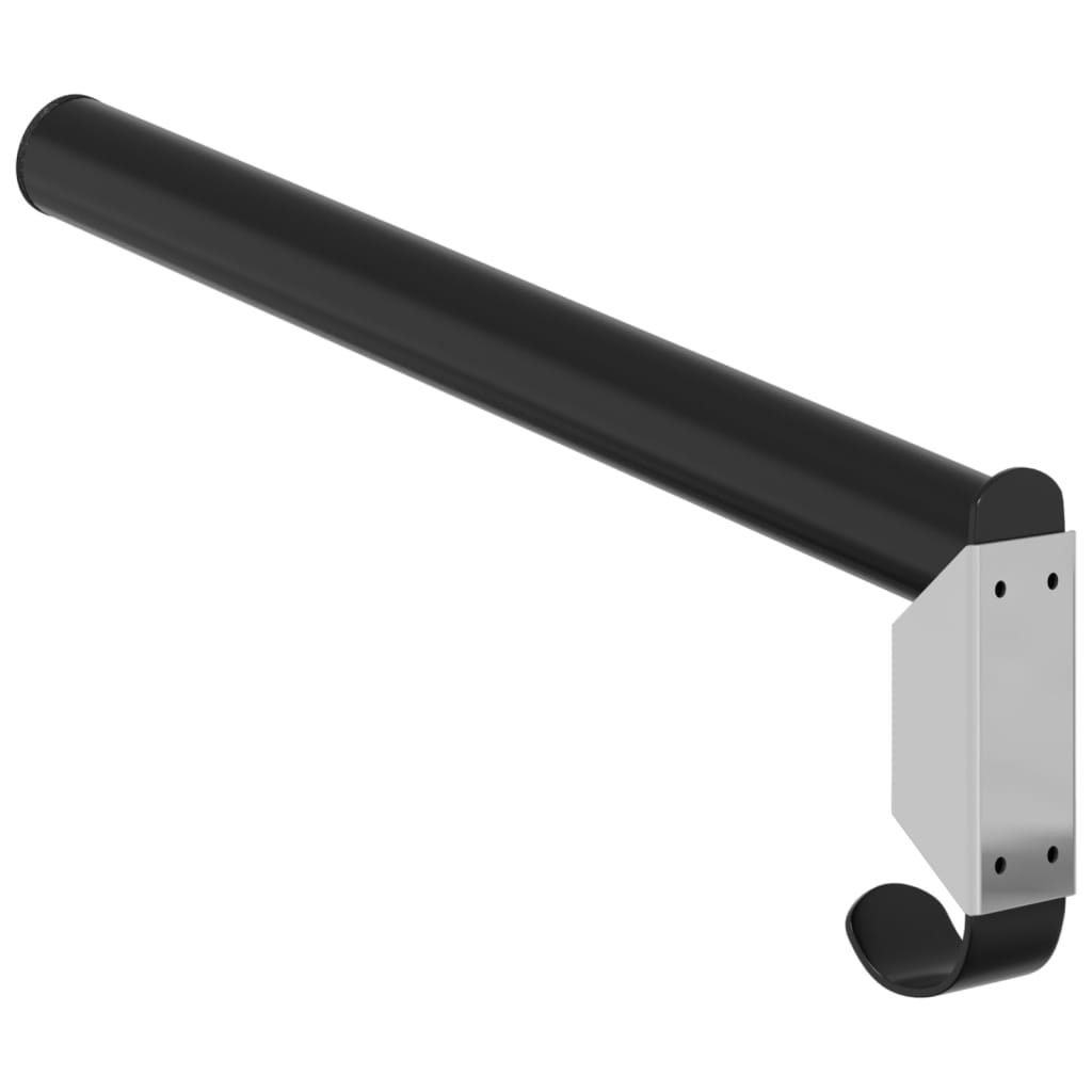 vidaXL Sattelhalter Klappbar Wandmontage Schwarz Eisen