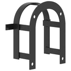 vidaXL Trensenhalter Wandmontage Schwarz Eisen