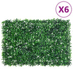 vidaXL Kunsthecken 6 Stk. Grün 50x50 cm