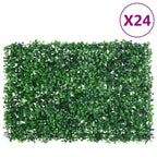 vidaXL Kunsthecken 24 Stk. Grün 40x60 cm
