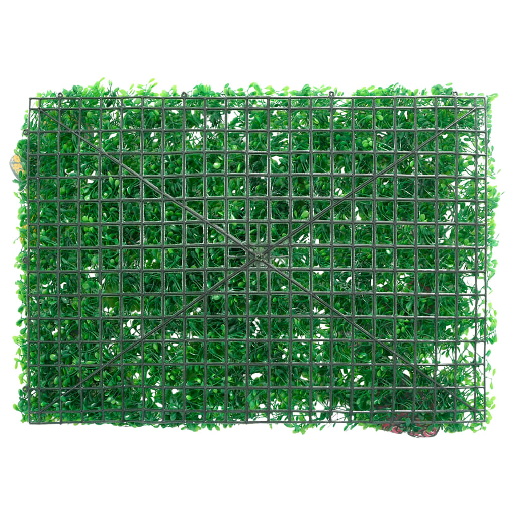 vidaXL Sichtschutz aus Kunstpflanzen 24 Stk. Grün 40x60 cm