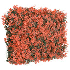 vidaXL Ahornblatt-Sichtschutz Künstlich 6 Stk. Hellrot 40x60 cm