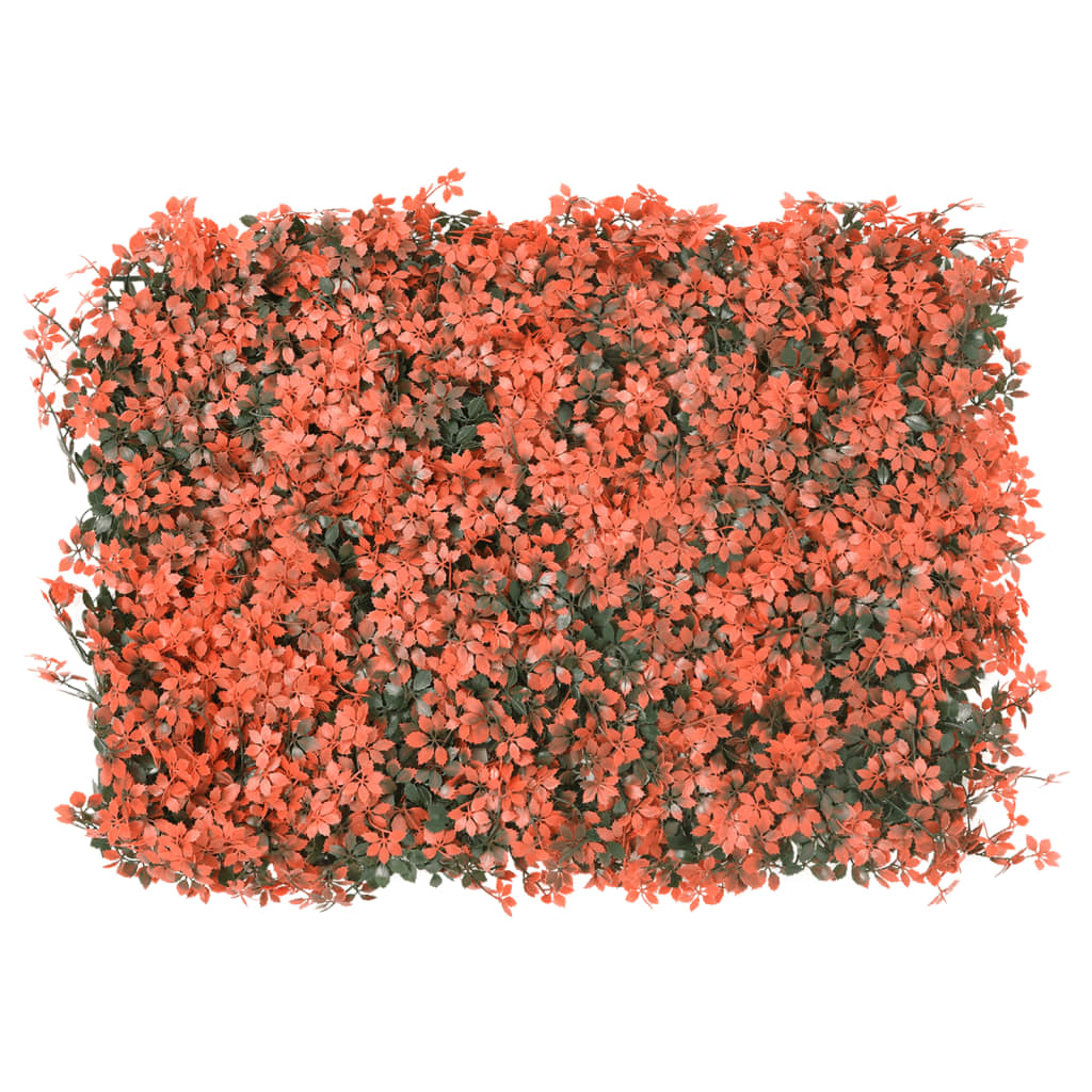vidaXL Ahornblatt-Sichtschutz Künstlich 24 Stk. Hellrot 40x60 cm
