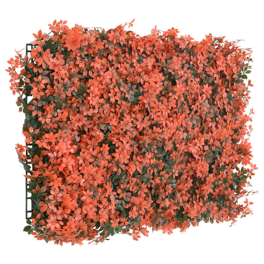 vidaXL Ahornblatt-Sichtschutz Künstlich 24 Stk. Hellrot 40x60 cm
