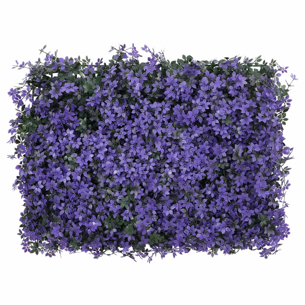 vidaXL Sichtschutz aus Kunstblättern 24 Stk. Lila 40x60 cm