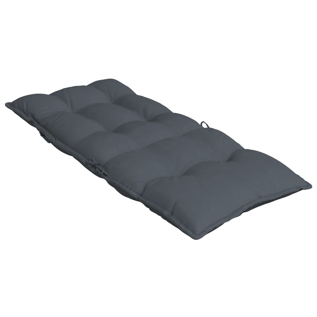 vidaXL Hochlehner-Auflagen 4 Stk. Anthrazit Oxford-Gewebe