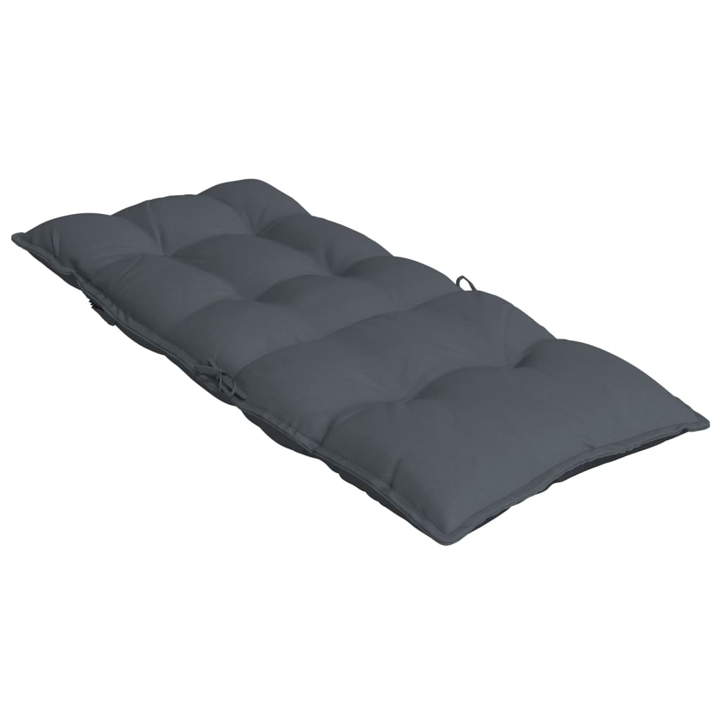 vidaXL Hochlehner-Auflagen 6 Stk. Anthrazit Oxford-Gewebe