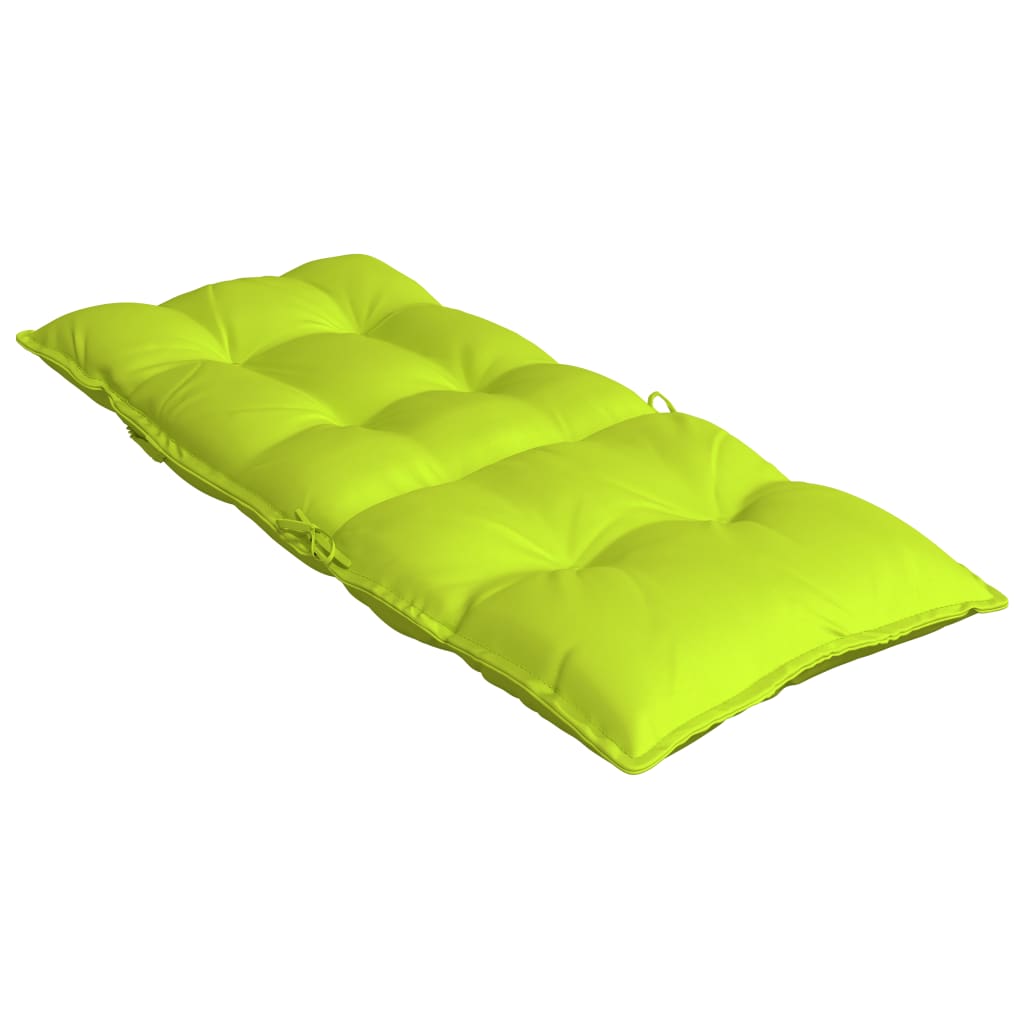 vidaXL Hochlehner-Auflagen 4 Stk. Knallgrün Oxford-Gewebe