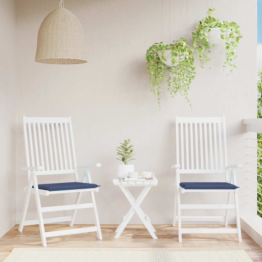 vidaXL Palettenkissen 2 Stk. Marineblau Oxford-Gewebe