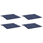 vidaXL Palettenkissen 4 Stk. Marineblau 40x40x4 cm Oxford-Gewebe