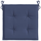 vidaXL Palettenkissen 4 Stk. Marineblau 40x40x4 cm Oxford-Gewebe