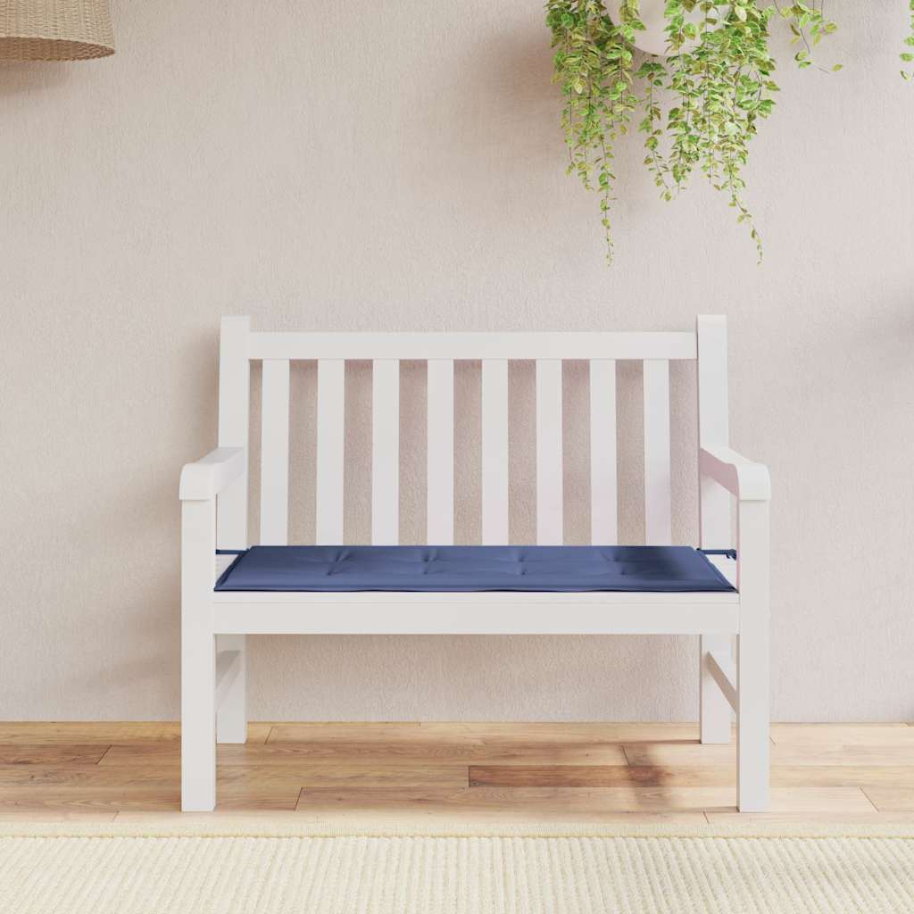 vidaXL Gartenbank-Auflage Marineblau 100x50x4 cm Oxford-Gewebe