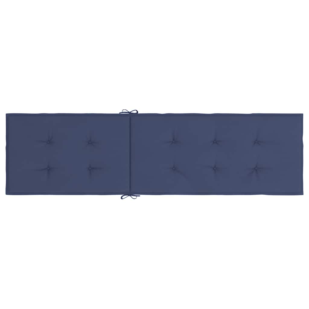 vidaXL Liegestuhl-Auflage Marineblau Oxford-Gewebe