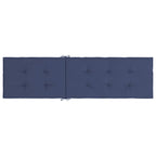 vidaXL Liegestuhl-Auflage Marineblau Oxford-Gewebe