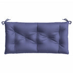 vidaXL Gartenbank-Auflagen 2 Stk. Marineblau 100x50x7 cm Oxford-Gewebe