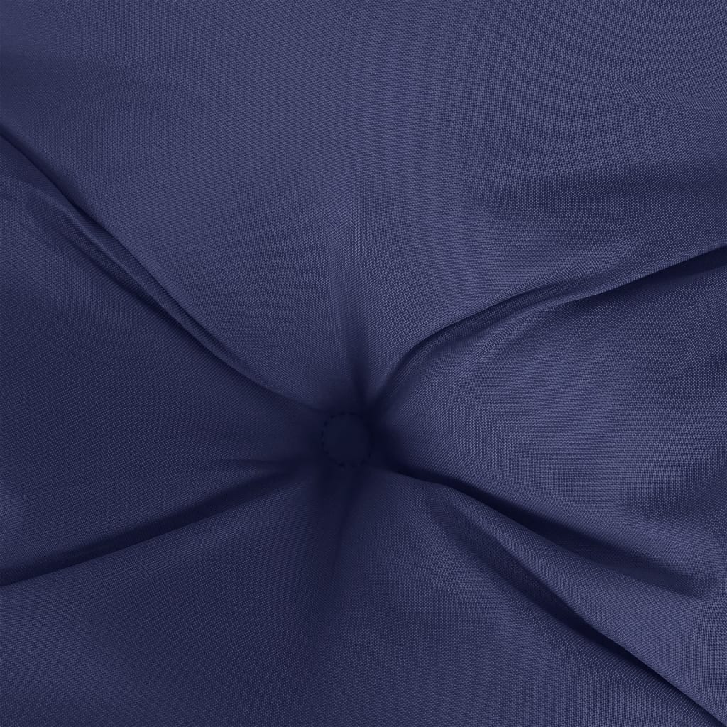 vidaXL Kissen Rund Marineblau Ø 60x11 cm Oxford-Gewebe