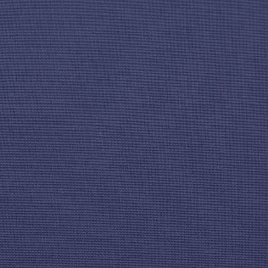 vidaXL Kissen Rund Marineblau Ø 60x11 cm Oxford-Gewebe