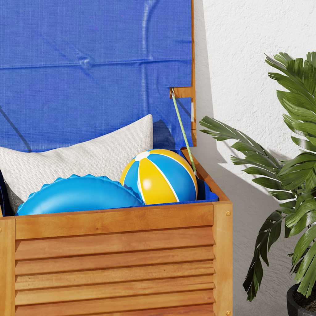 vidaXL Gartenbox mit Lüftungsschlitzen 60x50x56 cm Massivholz Akazie