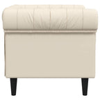vidaXL Sessel Chesterfield Leinen