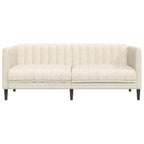 vidaXL 2-Sitzer-Sofa Leinen