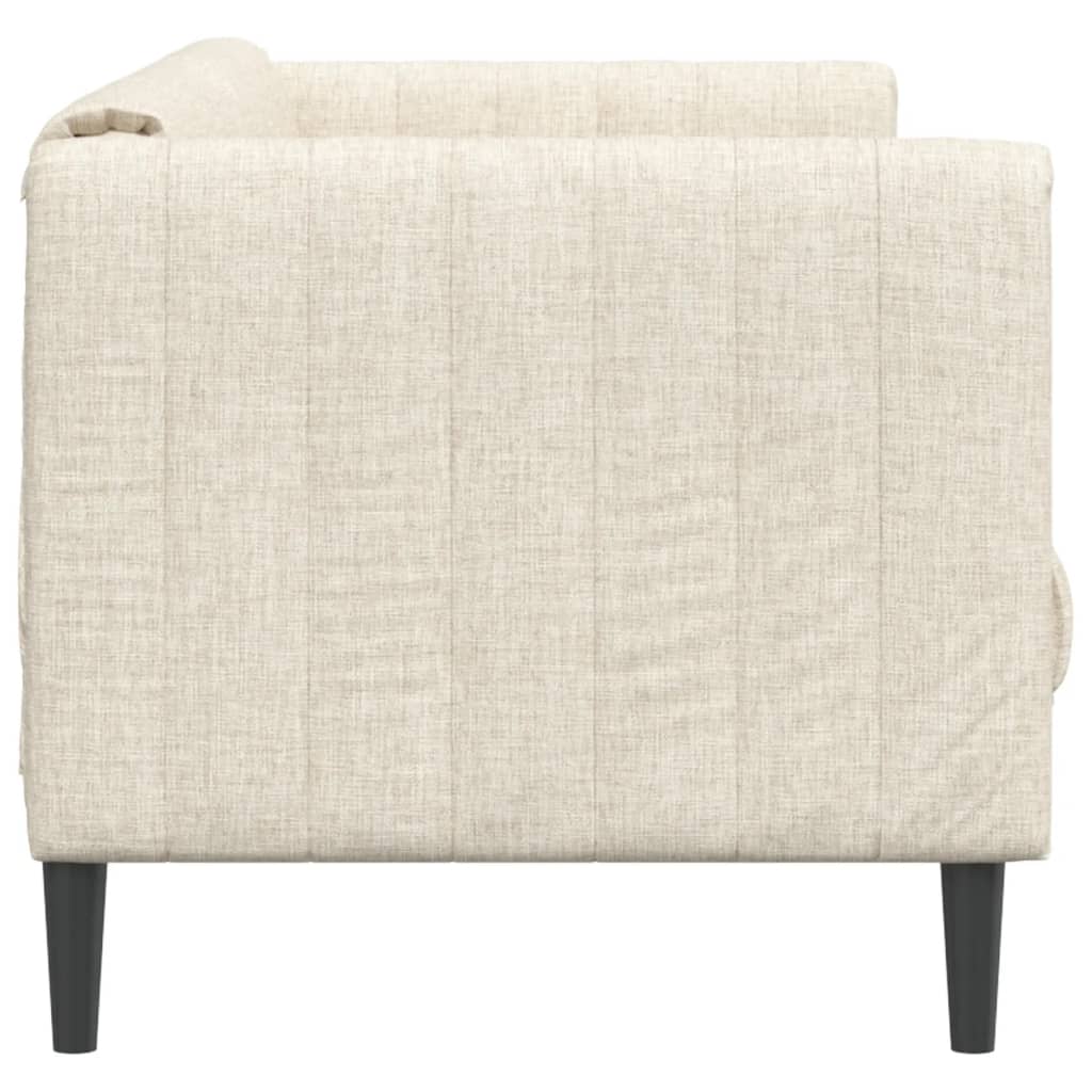 vidaXL 2-Sitzer-Sofa Leinen