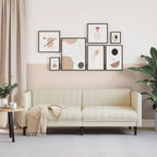vidaXL 3-Sitzer-Sofa Leinen
