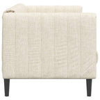 vidaXL 3-Sitzer-Sofa Leinen
