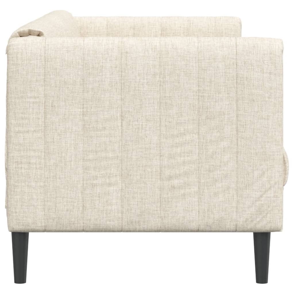 vidaXL 3-Sitzer-Sofa Leinen