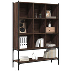 vidaXL Bücherregal Braun Eichen-Optik 102x30x141,5 cm Holzwerkstoff