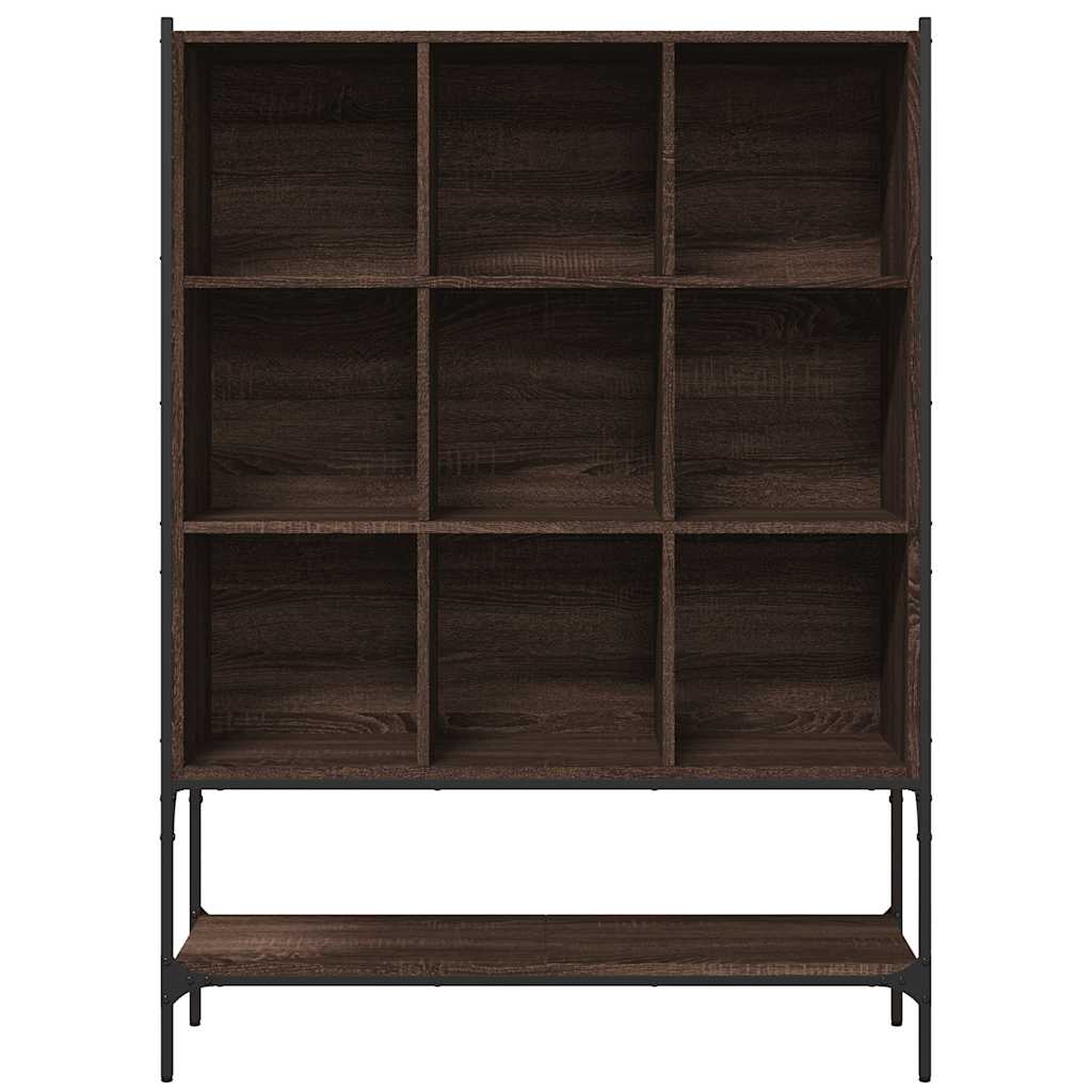 vidaXL Bücherregal Braun Eichen-Optik 102x30x141,5 cm Holzwerkstoff